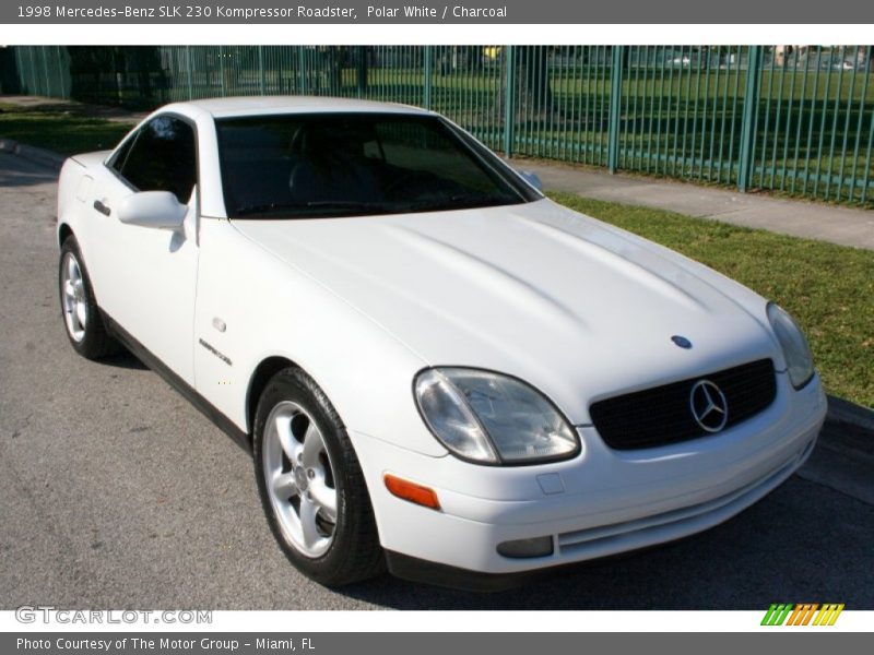 Polar White / Charcoal 1998 Mercedes-Benz SLK 230 Kompressor Roadster