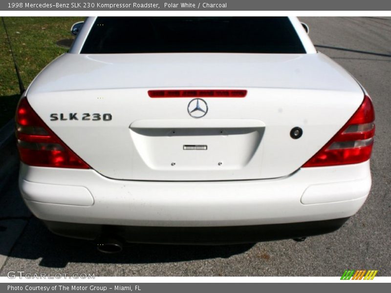 Polar White / Charcoal 1998 Mercedes-Benz SLK 230 Kompressor Roadster