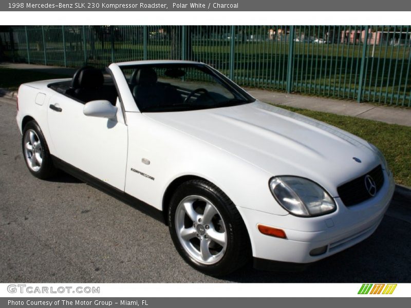 Polar White / Charcoal 1998 Mercedes-Benz SLK 230 Kompressor Roadster
