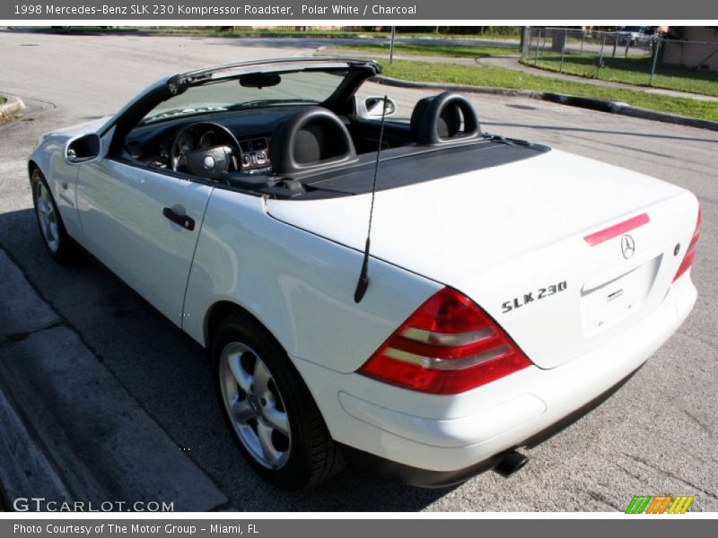 Polar White / Charcoal 1998 Mercedes-Benz SLK 230 Kompressor Roadster