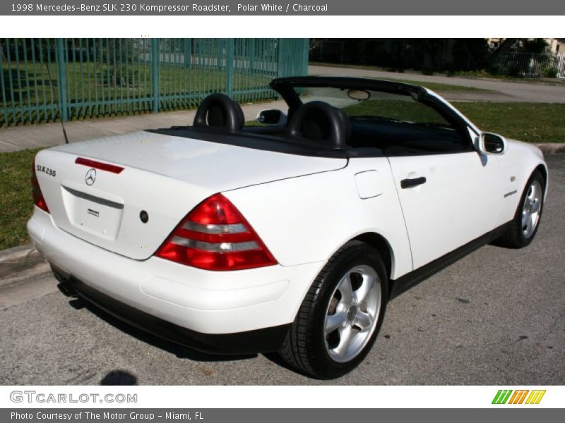 Polar White / Charcoal 1998 Mercedes-Benz SLK 230 Kompressor Roadster