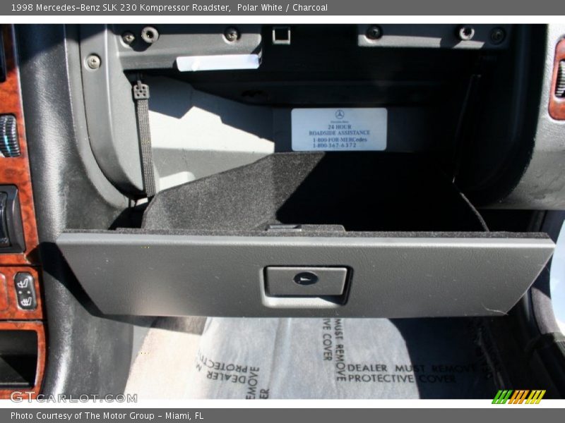 Polar White / Charcoal 1998 Mercedes-Benz SLK 230 Kompressor Roadster