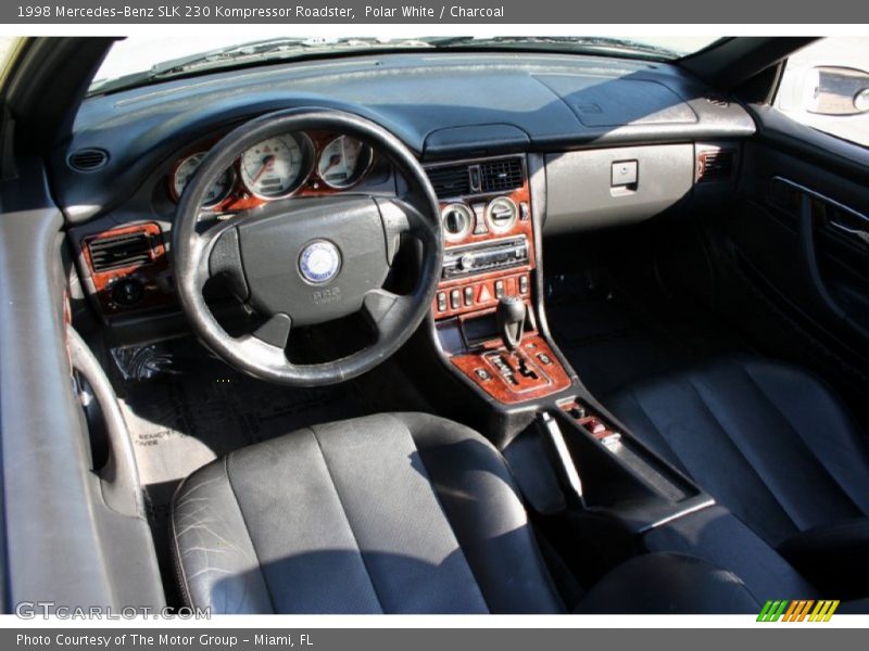 Polar White / Charcoal 1998 Mercedes-Benz SLK 230 Kompressor Roadster