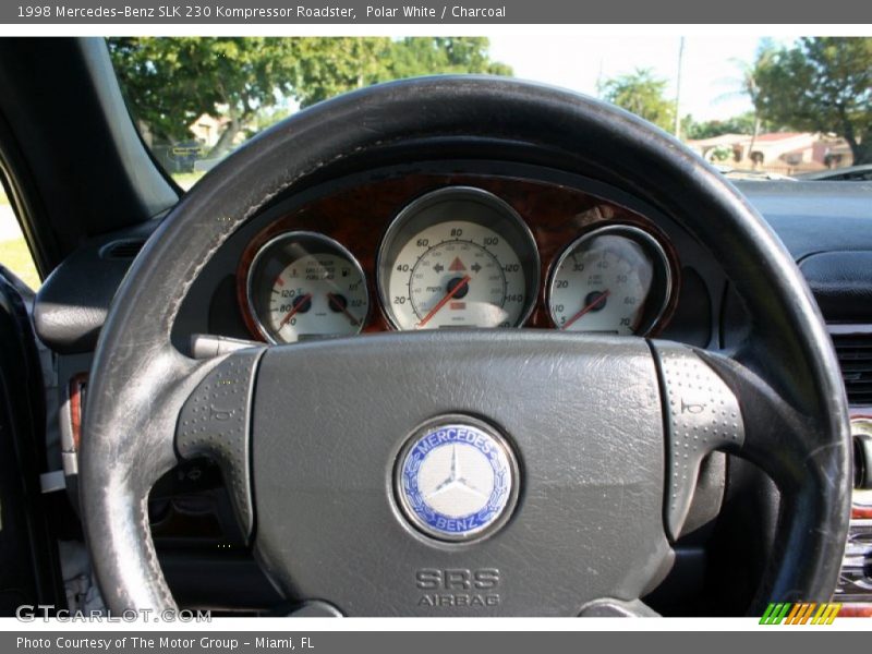 Polar White / Charcoal 1998 Mercedes-Benz SLK 230 Kompressor Roadster
