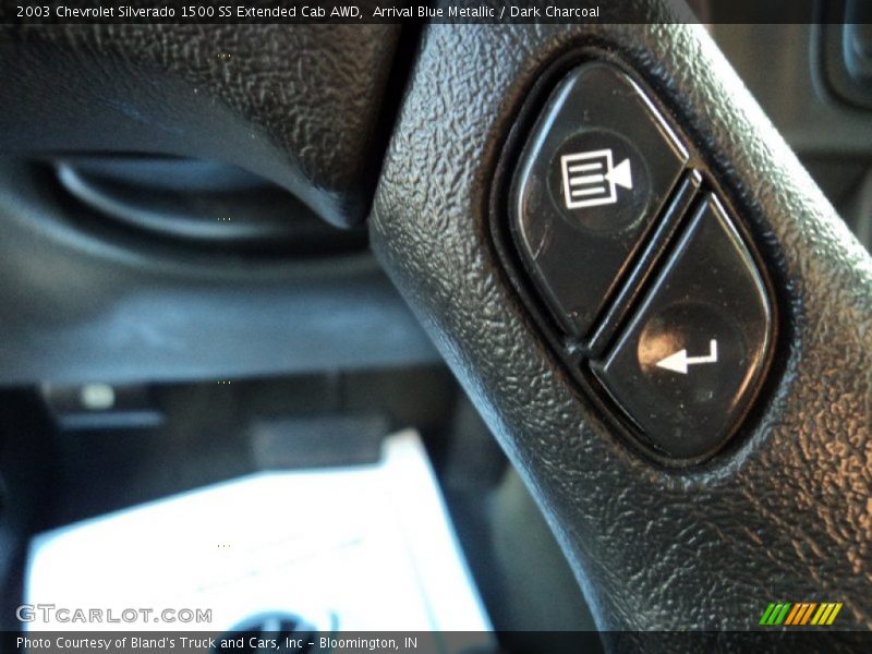 Arrival Blue Metallic / Dark Charcoal 2003 Chevrolet Silverado 1500 SS Extended Cab AWD