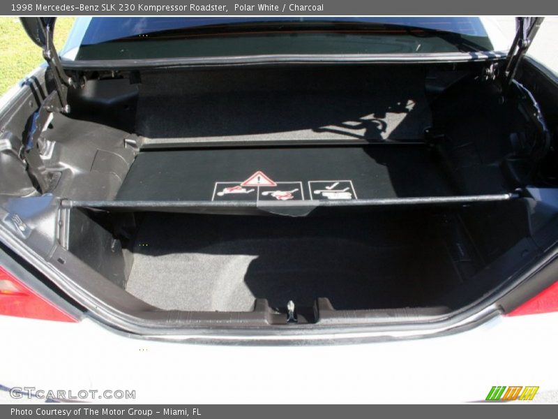 Polar White / Charcoal 1998 Mercedes-Benz SLK 230 Kompressor Roadster