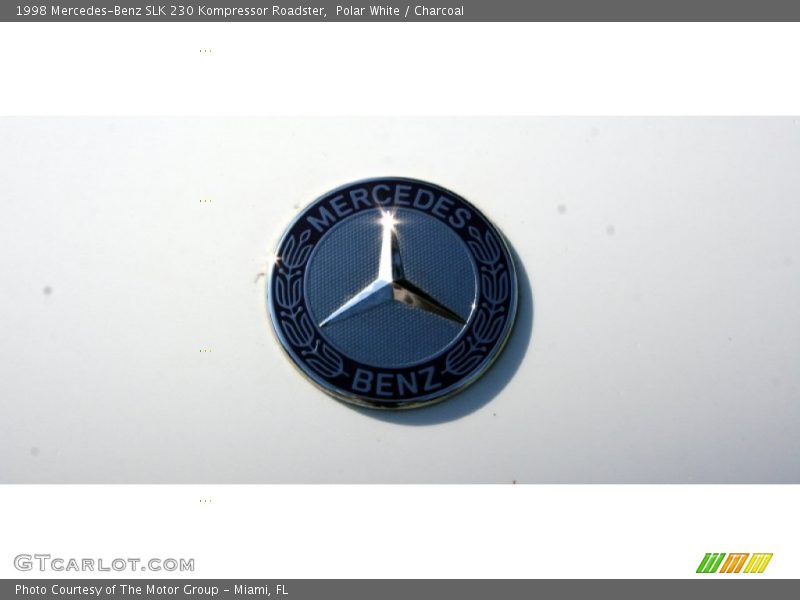 Polar White / Charcoal 1998 Mercedes-Benz SLK 230 Kompressor Roadster