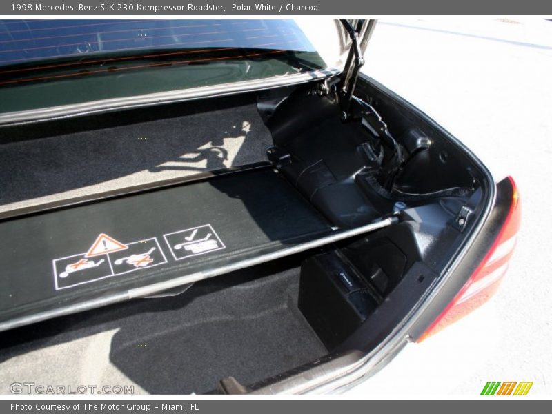 Polar White / Charcoal 1998 Mercedes-Benz SLK 230 Kompressor Roadster