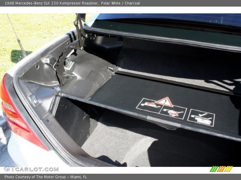 Polar White / Charcoal 1998 Mercedes-Benz SLK 230 Kompressor Roadster