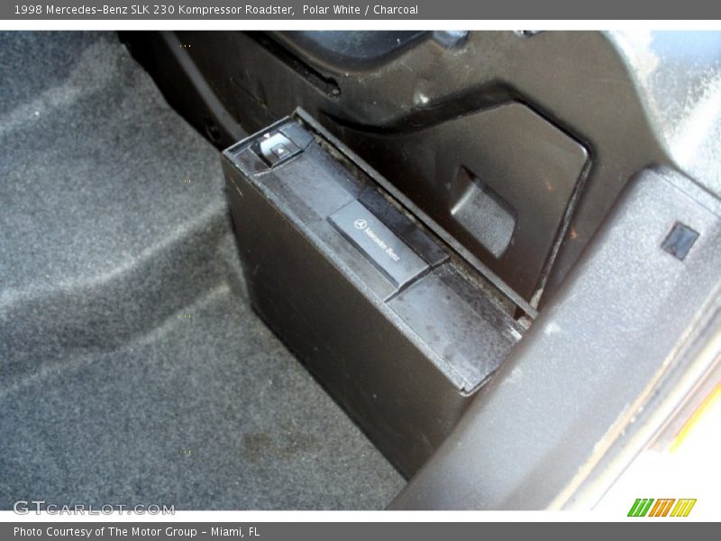 Polar White / Charcoal 1998 Mercedes-Benz SLK 230 Kompressor Roadster