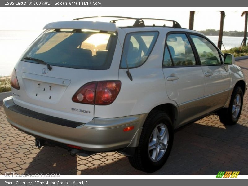 Golden White Pearl / Ivory 1999 Lexus RX 300 AWD
