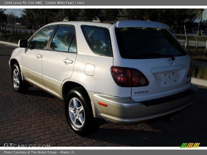 Golden White Pearl / Ivory 1999 Lexus RX 300 AWD