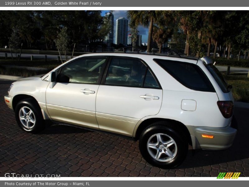 Golden White Pearl / Ivory 1999 Lexus RX 300 AWD