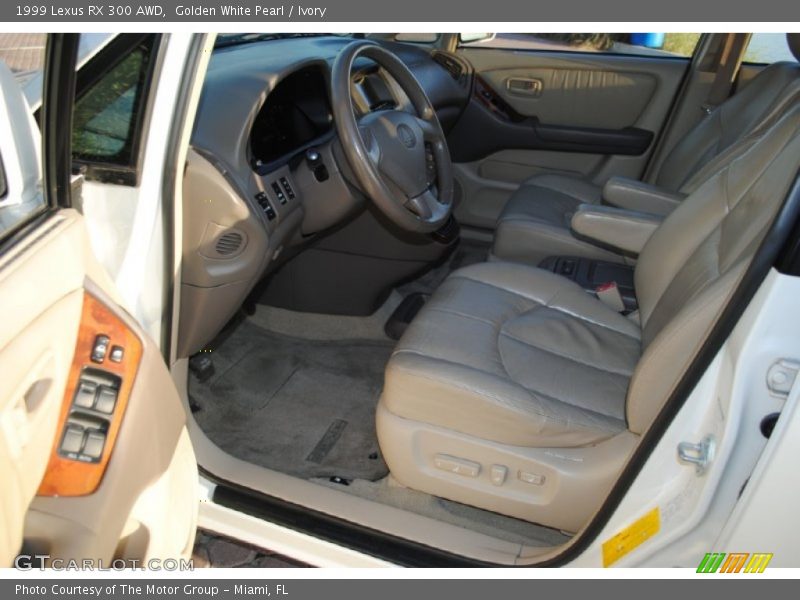 Golden White Pearl / Ivory 1999 Lexus RX 300 AWD