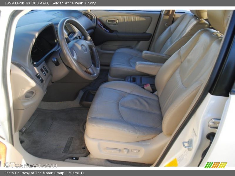 Golden White Pearl / Ivory 1999 Lexus RX 300 AWD