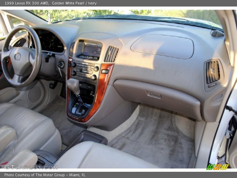 Golden White Pearl / Ivory 1999 Lexus RX 300 AWD