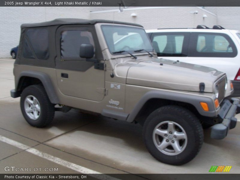 Light Khaki Metallic / Khaki 2005 Jeep Wrangler X 4x4