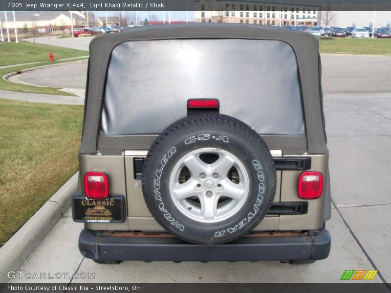 Light Khaki Metallic / Khaki 2005 Jeep Wrangler X 4x4