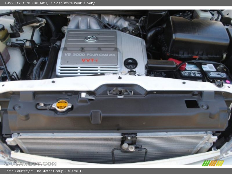 Golden White Pearl / Ivory 1999 Lexus RX 300 AWD