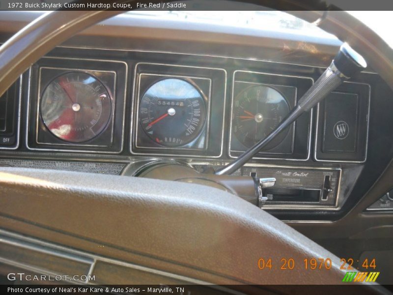  1972 Skylark Custom Hardtop Coupe Custom Hardtop Coupe Gauges