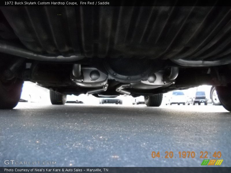 Undercarriage of 1972 Skylark Custom Hardtop Coupe