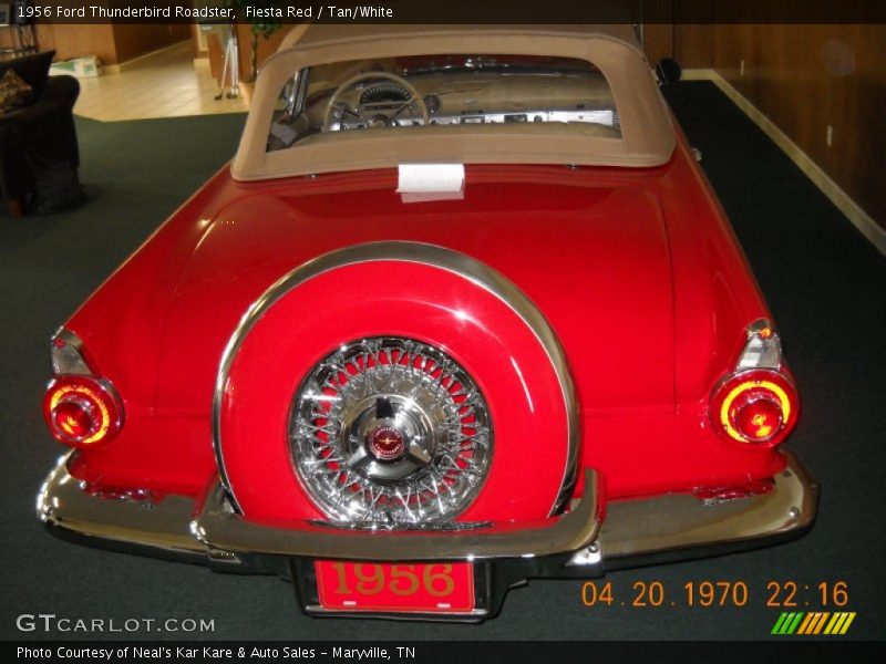 Fiesta Red / Tan/White 1956 Ford Thunderbird Roadster