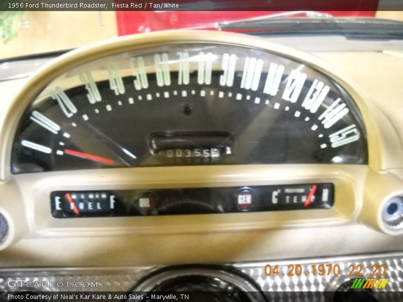  1956 Thunderbird Roadster Roadster Gauges