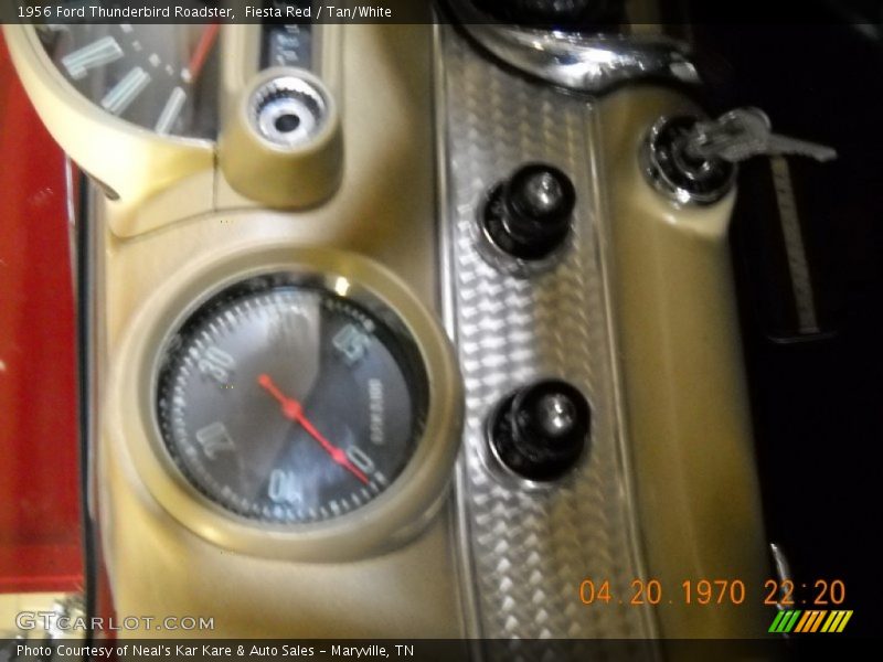 Controls of 1956 Thunderbird Roadster