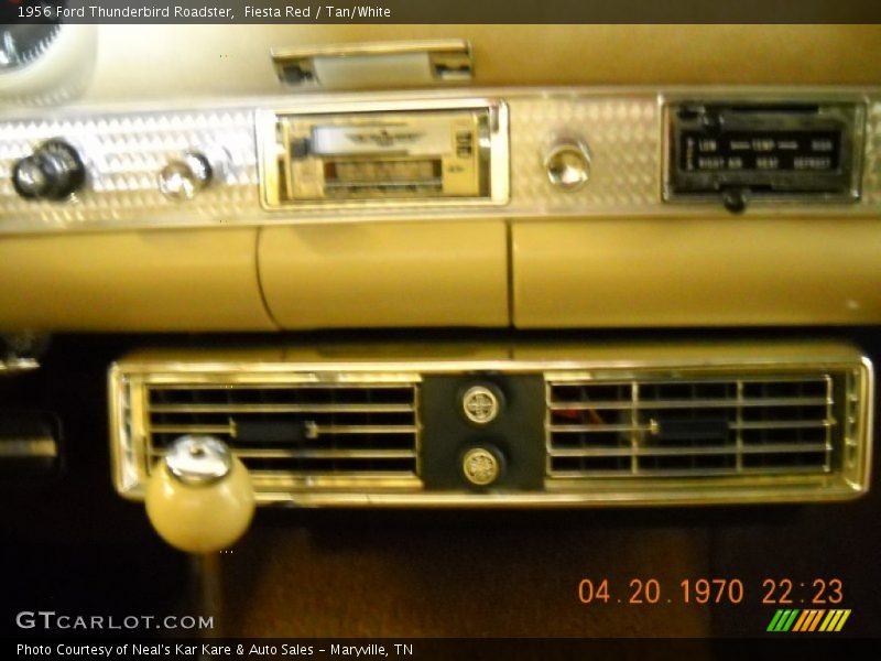 Controls of 1956 Thunderbird Roadster