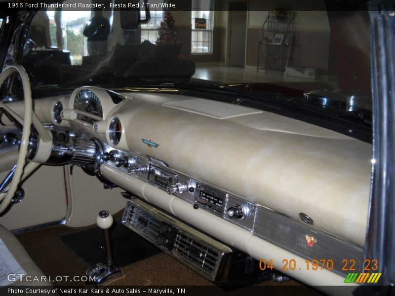 Dashboard of 1956 Thunderbird Roadster