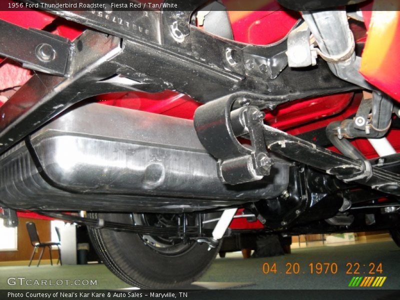 Undercarriage of 1956 Thunderbird Roadster