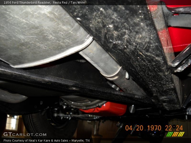 Undercarriage of 1956 Thunderbird Roadster