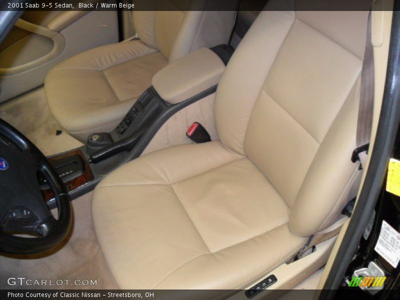Black / Warm Beige 2001 Saab 9-5 Sedan