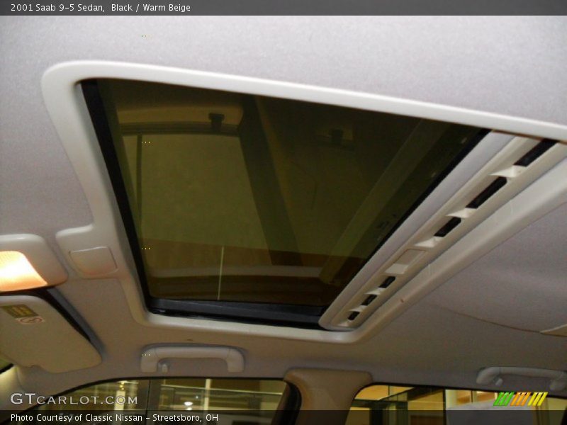 Black / Warm Beige 2001 Saab 9-5 Sedan