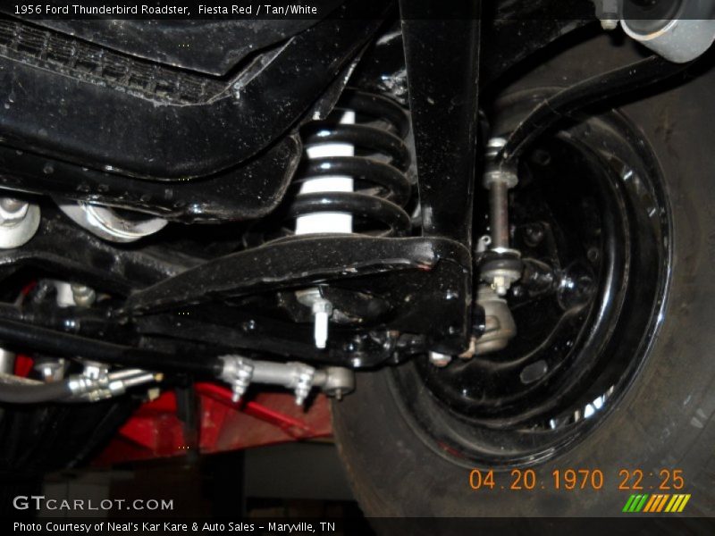 Undercarriage of 1956 Thunderbird Roadster