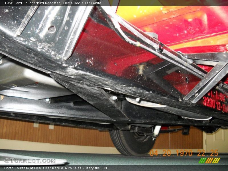 Undercarriage of 1956 Thunderbird Roadster