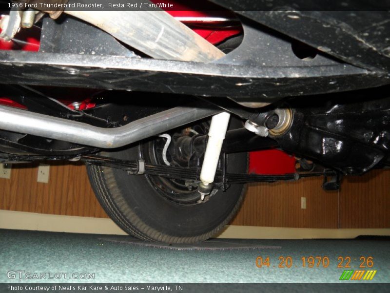 Undercarriage of 1956 Thunderbird Roadster