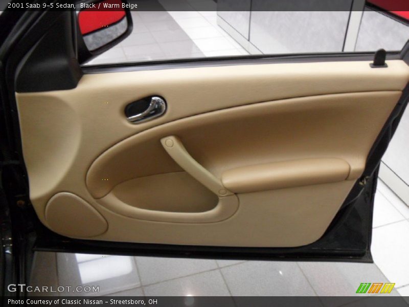 Black / Warm Beige 2001 Saab 9-5 Sedan