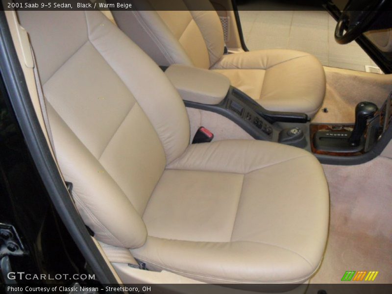 Black / Warm Beige 2001 Saab 9-5 Sedan