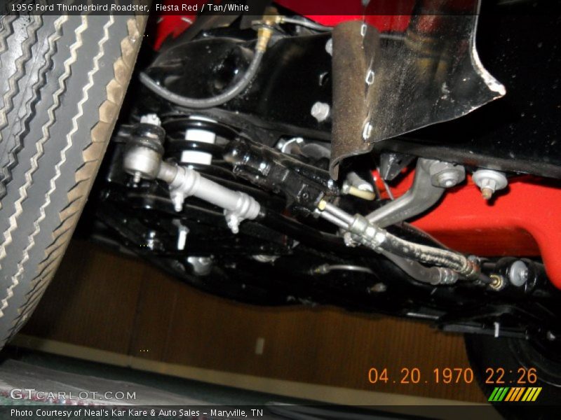 Undercarriage of 1956 Thunderbird Roadster