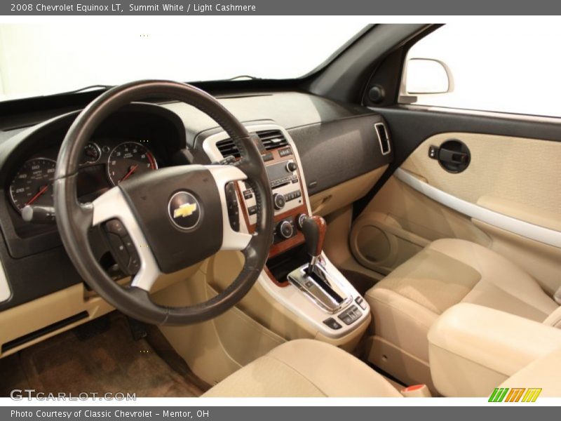 Summit White / Light Cashmere 2008 Chevrolet Equinox LT