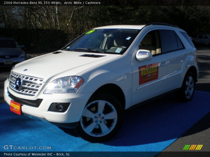 Arctic White / Cashmere 2009 Mercedes-Benz ML 350 4Matic