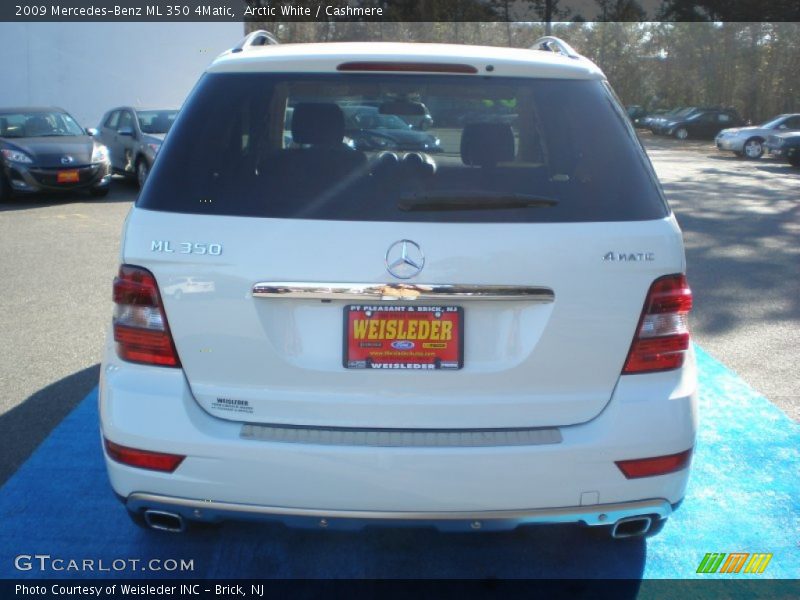 Arctic White / Cashmere 2009 Mercedes-Benz ML 350 4Matic