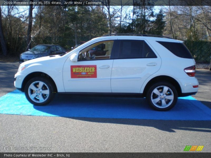Arctic White / Cashmere 2009 Mercedes-Benz ML 350 4Matic