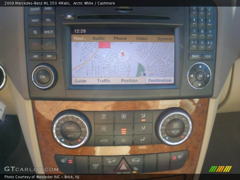 Arctic White / Cashmere 2009 Mercedes-Benz ML 350 4Matic