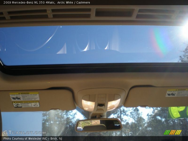 Arctic White / Cashmere 2009 Mercedes-Benz ML 350 4Matic