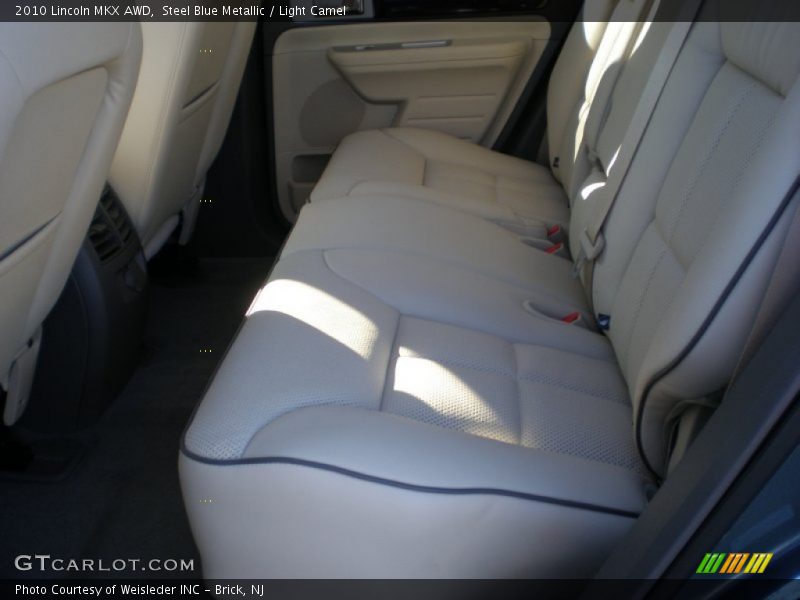 Steel Blue Metallic / Light Camel 2010 Lincoln MKX AWD