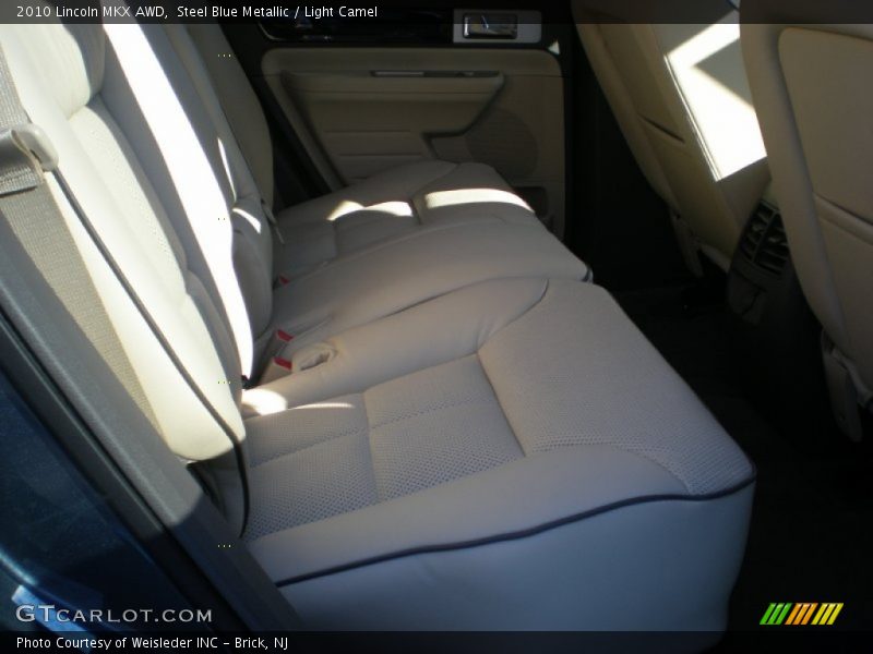 Steel Blue Metallic / Light Camel 2010 Lincoln MKX AWD