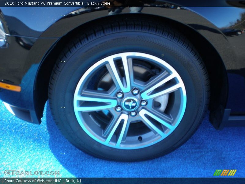 Black / Stone 2010 Ford Mustang V6 Premium Convertible