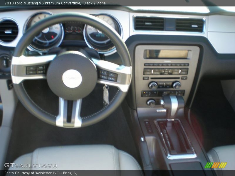 Black / Stone 2010 Ford Mustang V6 Premium Convertible
